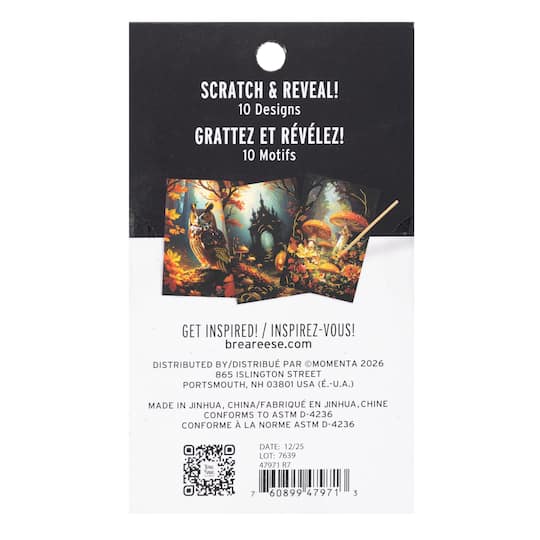Brea Reese® Mini Spooky Forest Scratch Art Paper Pad
